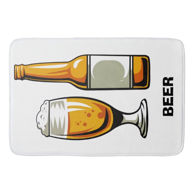 Alfombrilla De Baño Craft Beer Design Bath Mat (Anverso)