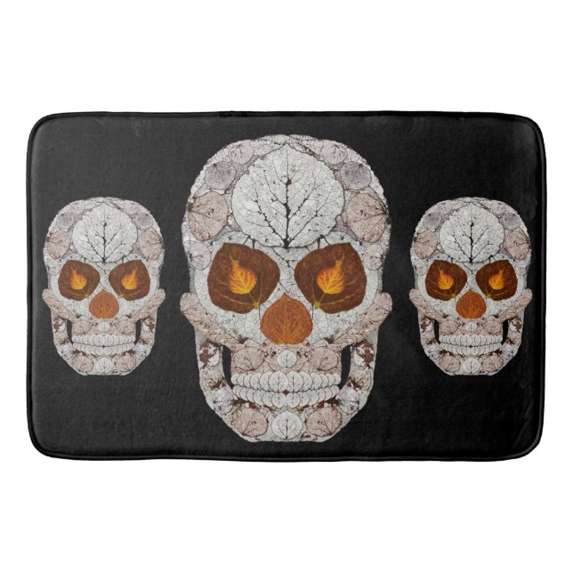 Alfombrilla De Baño Cráneo 11 de la hoja de Aspen (Anverso)