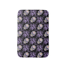 Alfombrilla De Baño Cráneo púrpura del azúcar