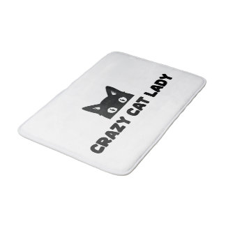 Alfombrilla De Baño Crazy Cat Lady Bath Mat