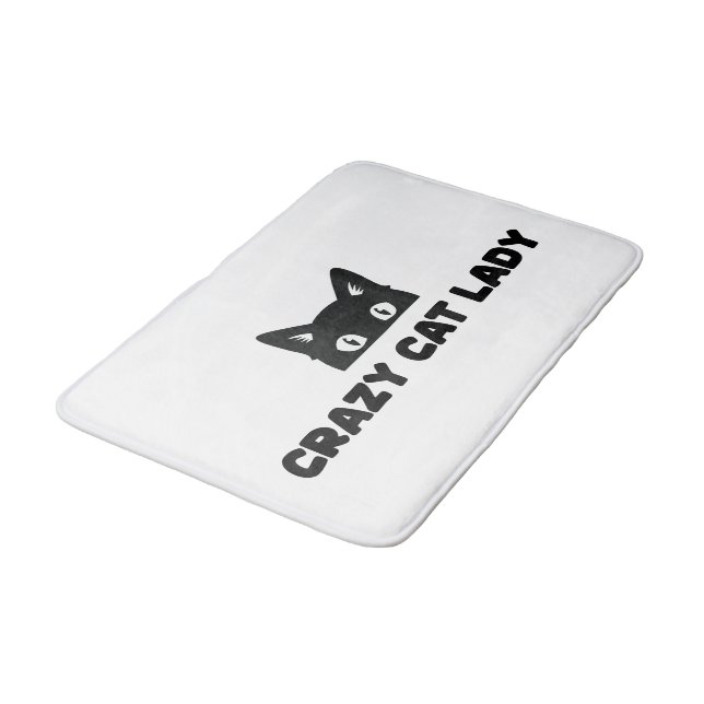 Alfombrilla De Baño Crazy Cat Lady Bath Mat (Angular)