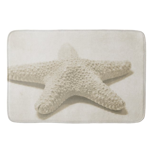 Alfombrilla De Baño Cream Beach Starfish (Anverso)