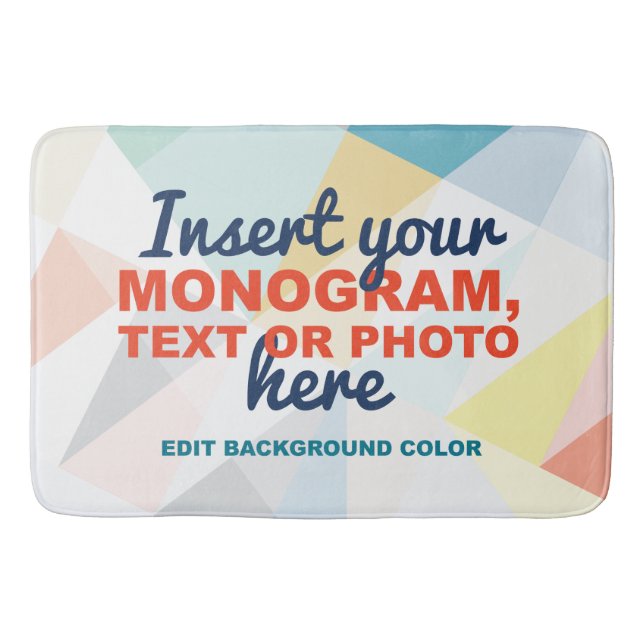 Alfombrilla De Baño Crear su propio Personalizado (Anverso)