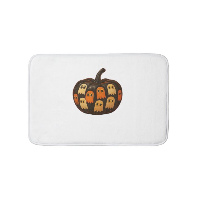 Alfombrilla De Baño Creeper Calabaza Fantasmas Halloween Regalo clásic (Anverso)