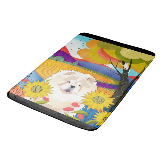 Alfombrilla De Baño CREMA DE LA Mata CROP -Chow- Cajada/Baño (Angular)