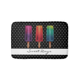 Alfombrilla De Baño Cremas de hielo acuáticas cúrcules popsicas