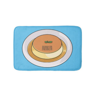 Alfombrilla De Baño Creme caramel personalizado ilustracion