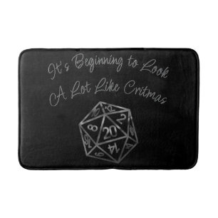 Alfombrilla De Baño Crímenes de RPG   Jugador de rol de tabletas de la