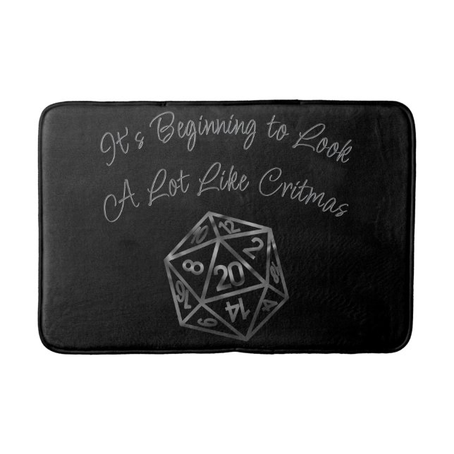 Alfombrilla De Baño Crímenes de RPG | Jugador de rol de tabletas de la (Anverso)