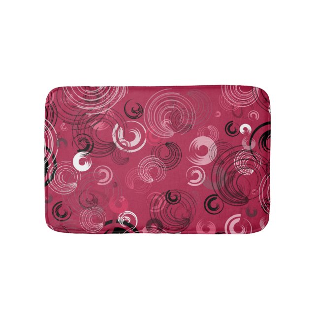 Alfombrilla De Baño Crimson y Black (Anverso)