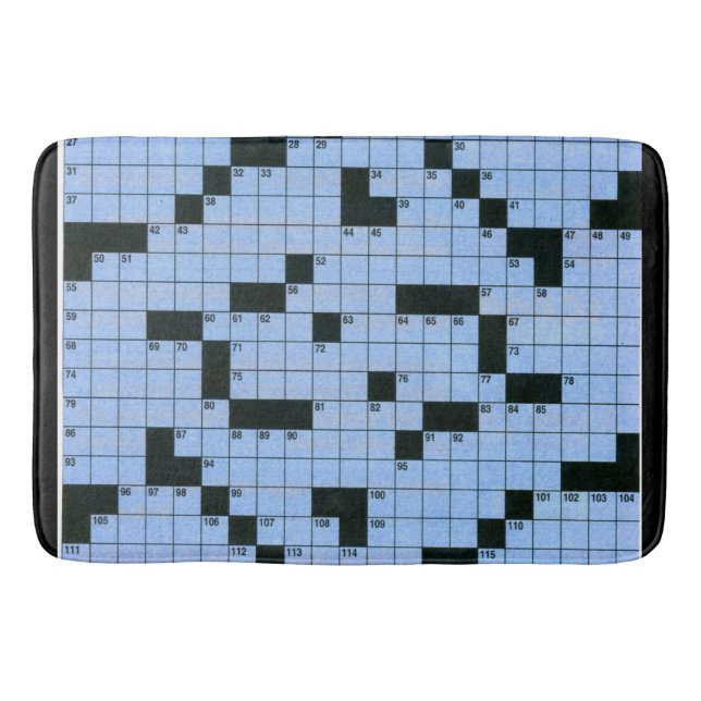 Alfombrilla De Baño Crossword (Anverso)