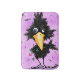 Alfombrilla De Baño Crow en el amor - Gracioso