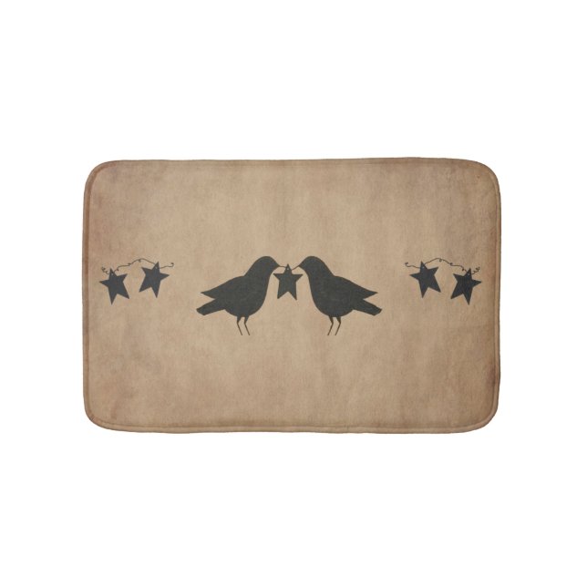 Alfombrilla De Baño Crows And Stars Bath Mat (Anverso)