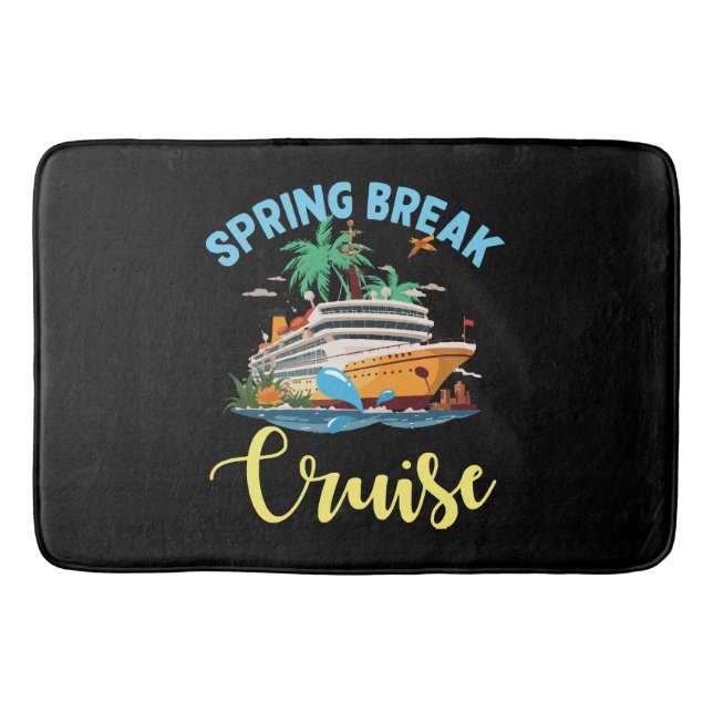 Alfombrilla De Baño Crucero de Spring Break (Anverso)