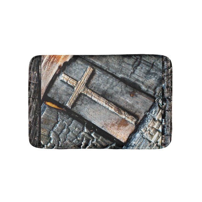 Alfombrilla De Baño Cruz de Protección (Anverso)