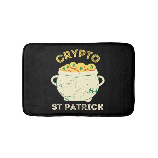 Alfombrilla De Baño Crypto St Patrick St Patricks Day (Anverso)