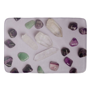 Alfombrilla De Baño Crystals Gems Energy Vibes Design Bath Mat