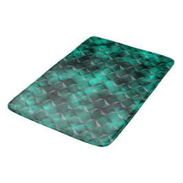 Alfombrilla De Baño Cuadrados a triángulos manchados en algún color es