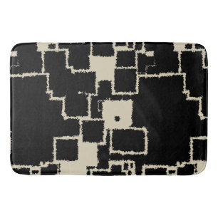 Alfombrilla De Baño Cuadrados Vintage