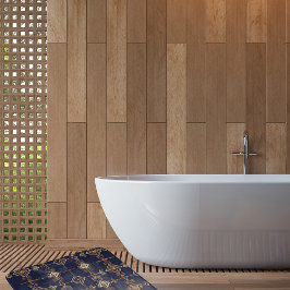 Alfombrilla De Baño Cuadrícula celeste