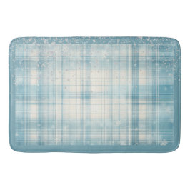 Alfombrilla De Baño Cuadro Azul