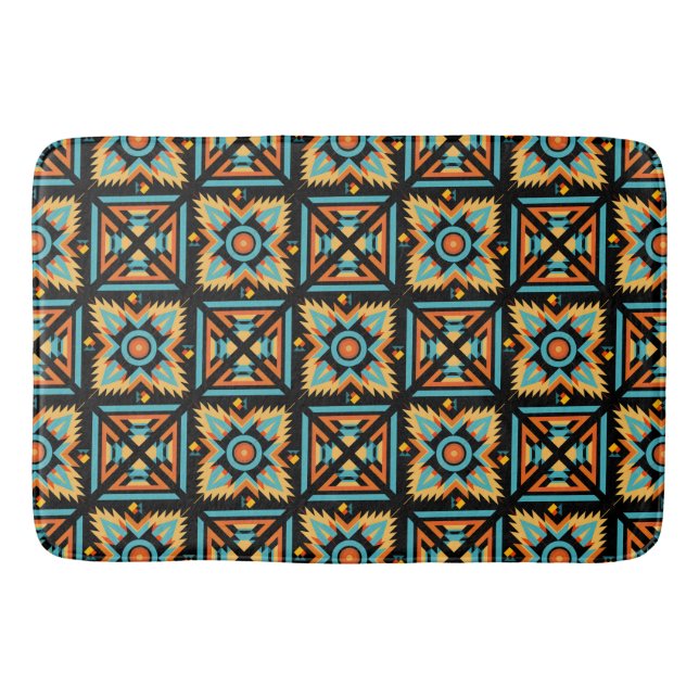 Alfombrilla De Baño Cuadros decorativos de mosaico (Anverso)