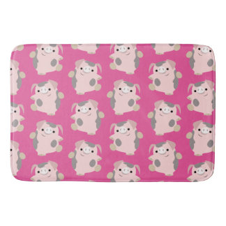 Alfombrilla De Baño Cuadros Personalizado de baile Pig Mat de baño de 
