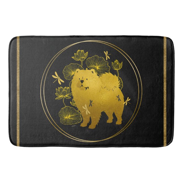 Alfombrilla De Baño CUANDO DRAGONS FLY Chow (Anverso)