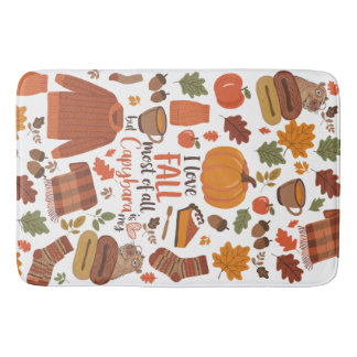 Alfombrilla De Baño Cubierta de baño de Capybara Fall