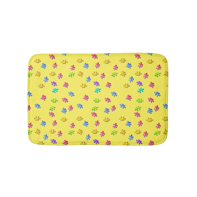 Alfombrilla De Baño Cubierta de rompecabezas Mat (Anverso)