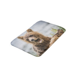 Alfombrilla De Baño Cubos Grizzly Buscando Su Mamá
