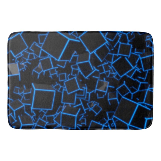 Alfombrilla De Baño Cubos tridimensionales (Anverso)