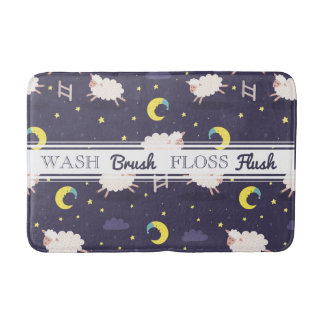 Alfombrilla De Baño Cuenta de la estera de baño de las ovejas