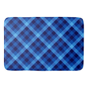 Alfombrilla De Baño Cuidada Retro Océano Azul Placa De Baño Grande
