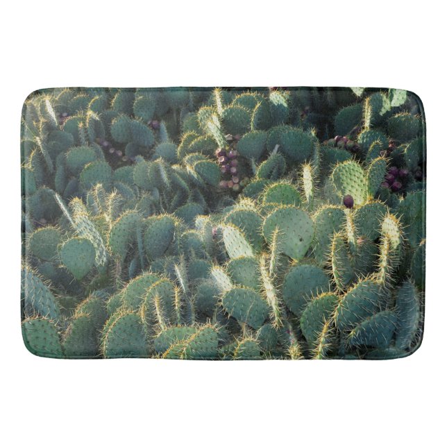 Alfombrilla De Baño ¡Cuidado! ¡Cactus espinosos! (Anverso)