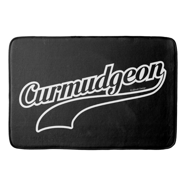 Alfombrilla De Baño Curmudgeon Bath Mat (Anverso)