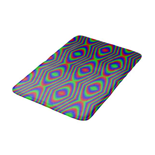 Alfombrilla De Baño Curvas luminosas (Angular)