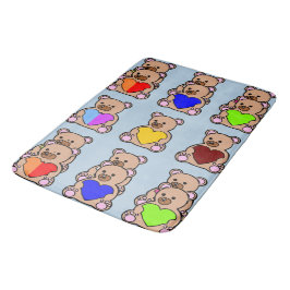 Alfombrilla De Baño Cushiony Soft Luxurious Memory Foam, Teddy Bear