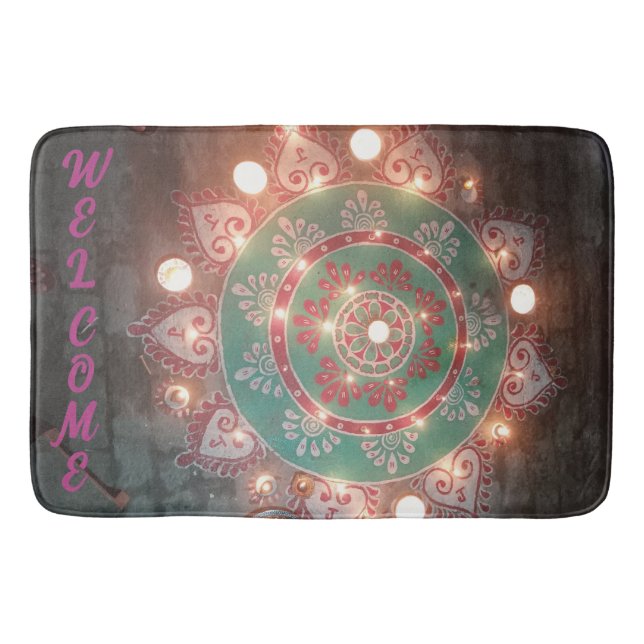 Alfombrilla De Baño Custom welcome design  (Anverso)