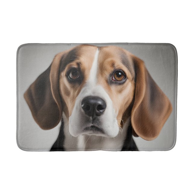 Alfombrilla De Baño Cute Beagle (Anverso)