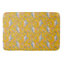 Cute Dog Podenco y Galgo Floral Mustard