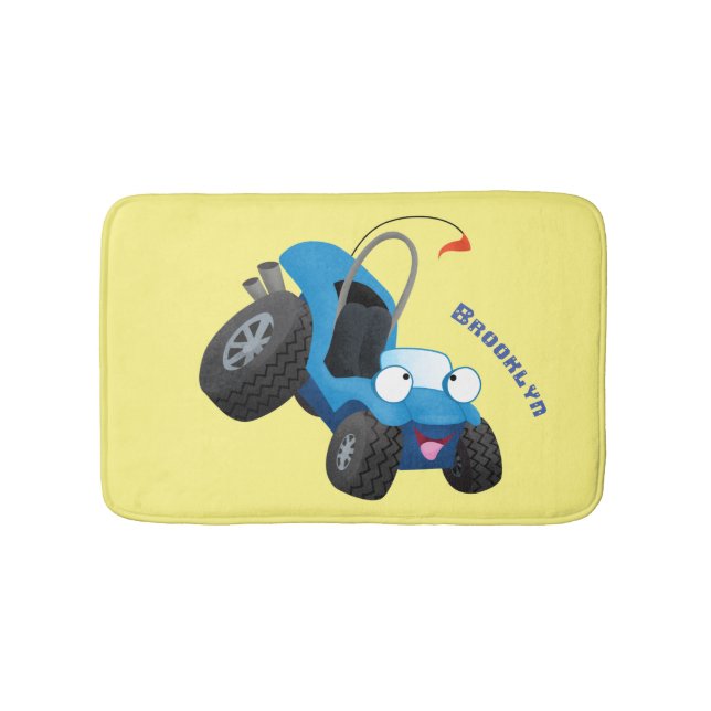 Alfombrilla De Baño Cute dune buggy off road vehicle cartoon (Anverso)