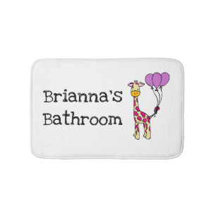 Alfombrilla De Baño Cute Giraffe