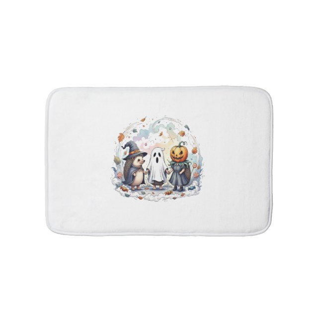 Alfombrilla De Baño Cute Halloween Hedgehogs Costume (Anverso)