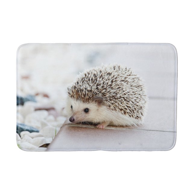 Alfombrilla De Baño Cute Hedgehog (Anverso)
