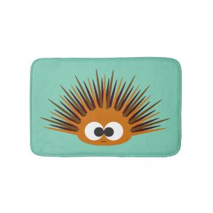 Alfombrilla De Baño Cute Naranja Urchin