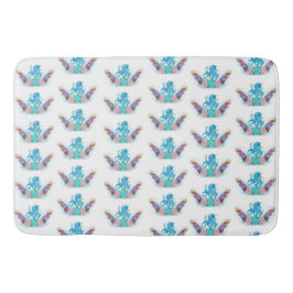 Alfombrilla De Baño Cute Ocean Sea Octopus colorido Bath Mat