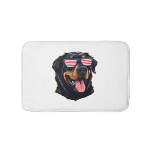 Alfombrilla De Baño Cute Rottweiler Puppy