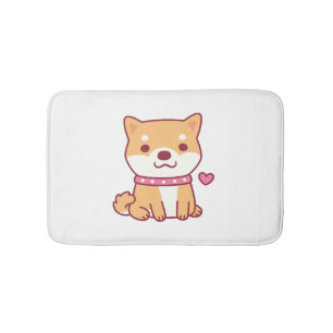 Alfombrilla De Baño Cute Shiba Inu Dog
