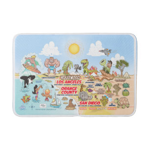 Alfombrilla De Baño Cute SoCal Bath Mat